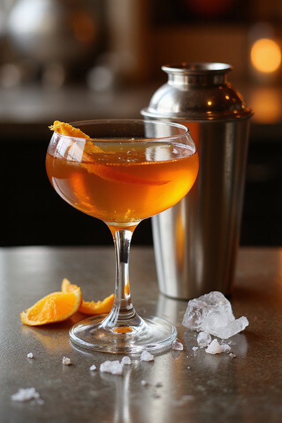 classic cocktail with elegance