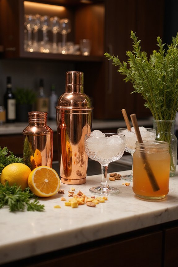cocktail making party at home
