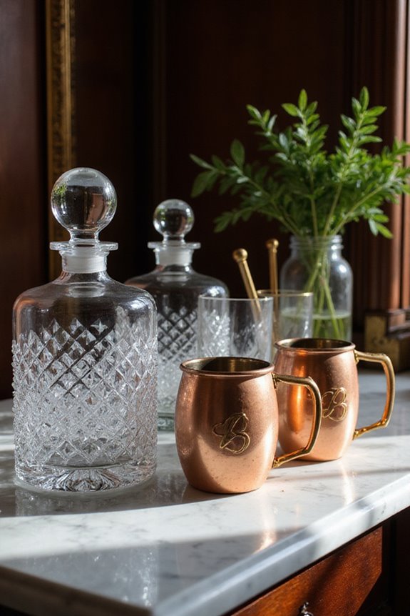 customizing your barware items