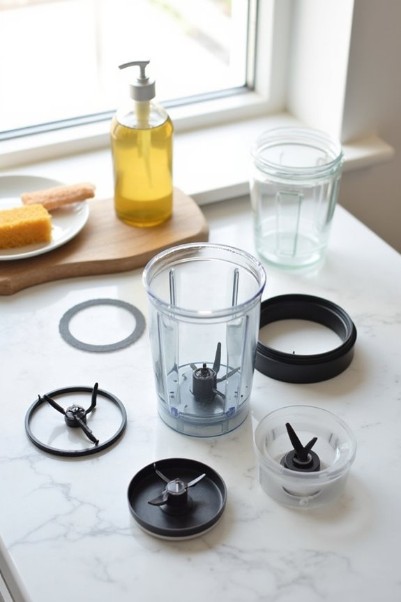 deep clean your blender