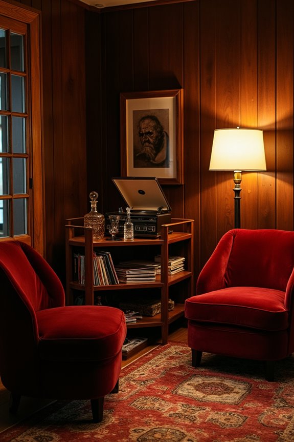 elegant jazz lounge decor