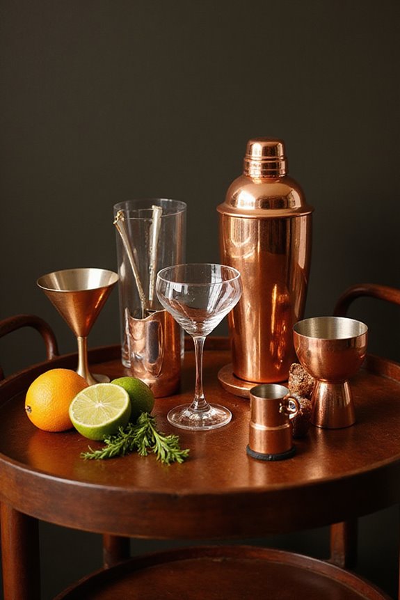 elegant luxury barware sets