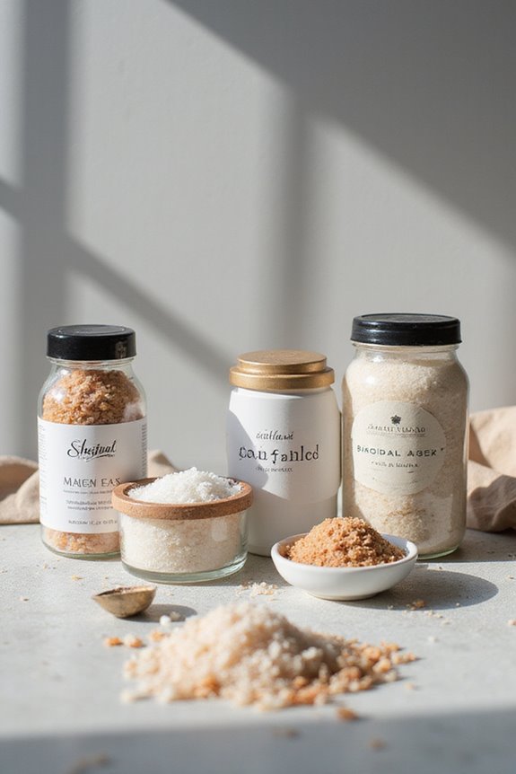 flaky sea salts selection