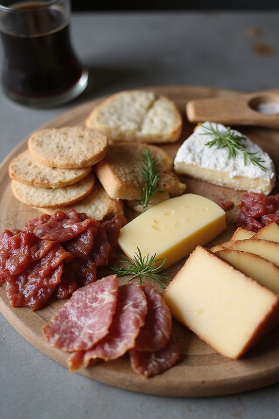 gourmet cheese and meat boards