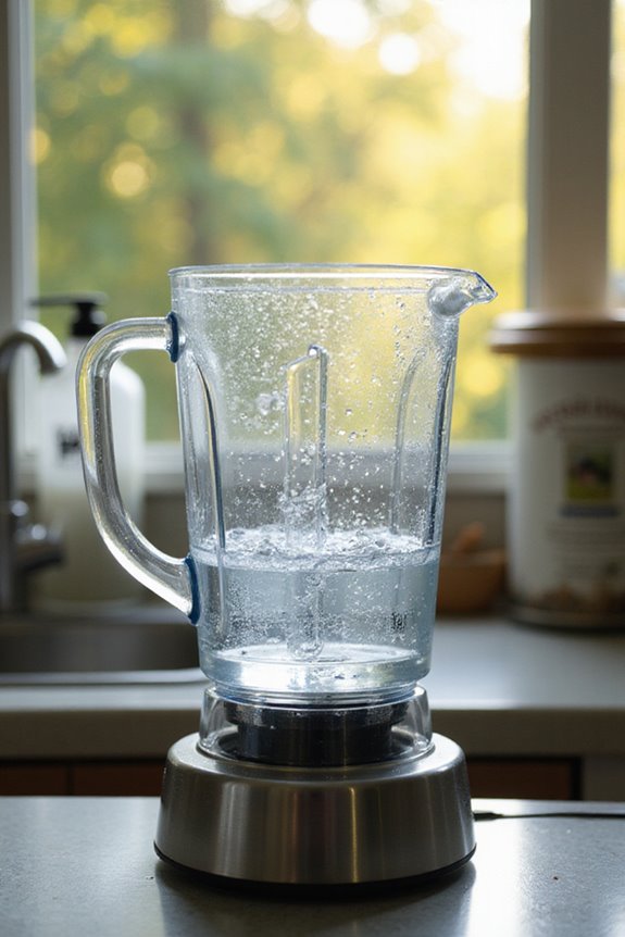 immediate blender cleaning technique