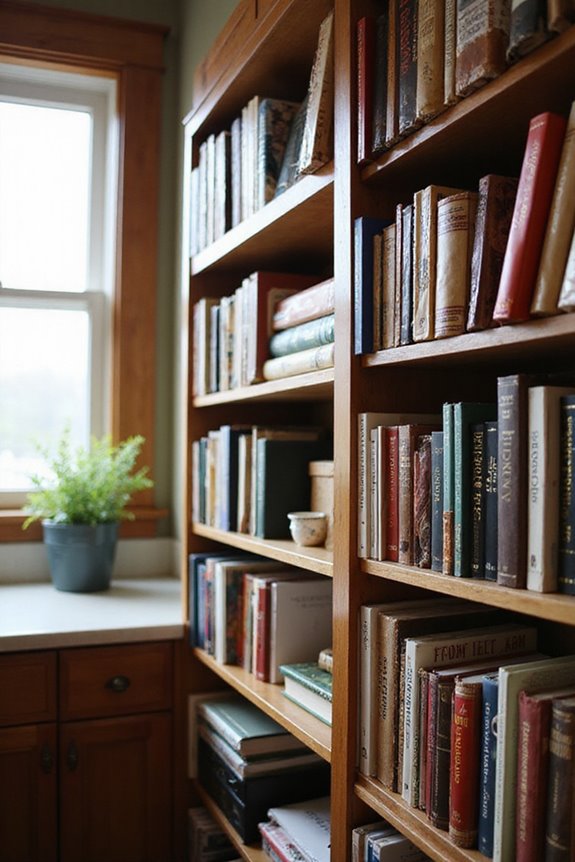 organize and store cookbooks