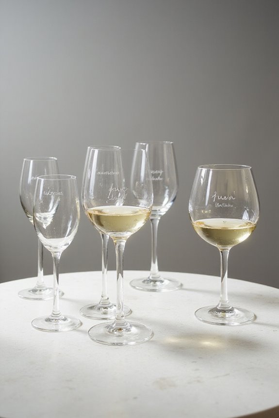 personalized wine glass gifts