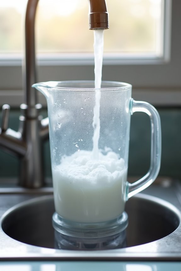quick rinse for easy cleaning