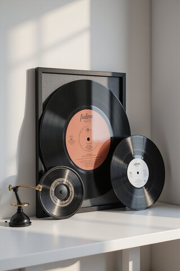 showcase vinyl record collection