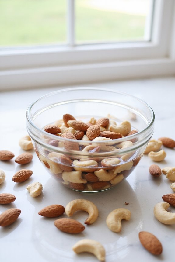 soak nuts for better digestibility