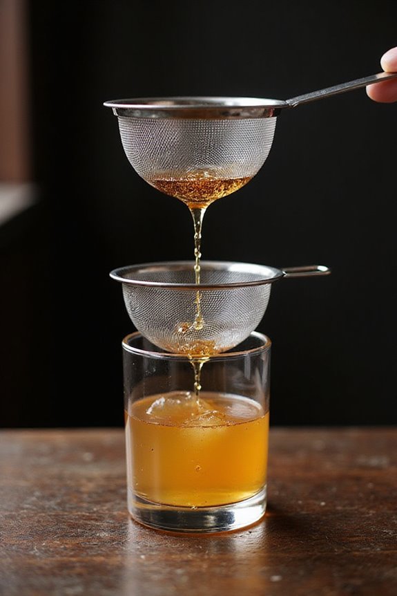 straining techniques for cocktails