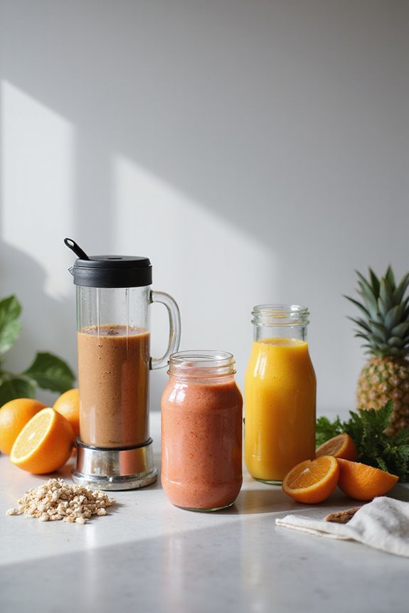 top glass jar blenders