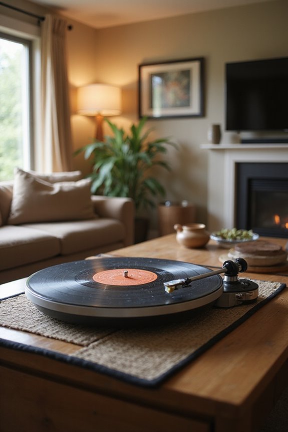 turntable mat selection factors