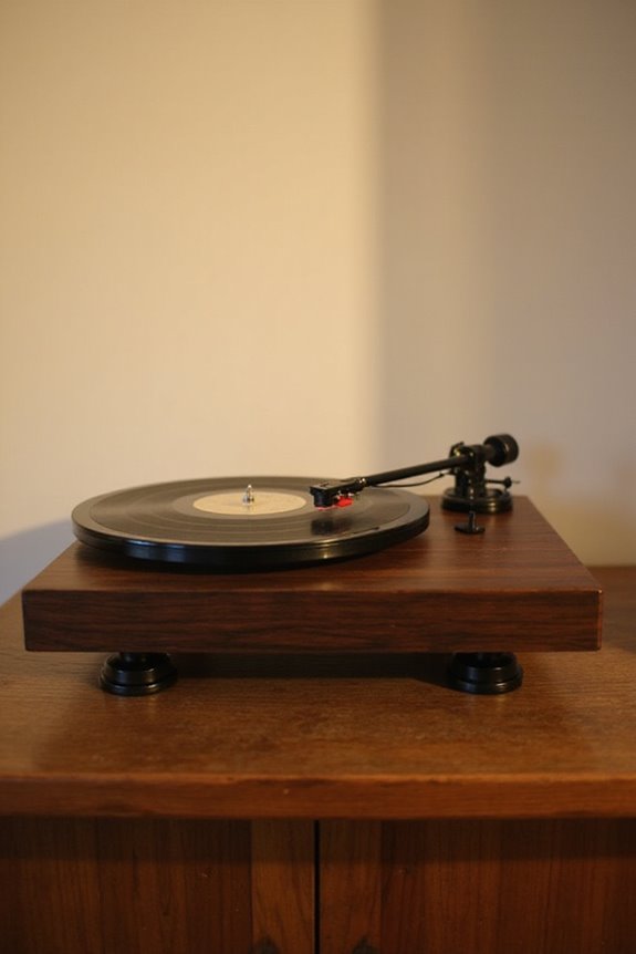 vinyl record player features