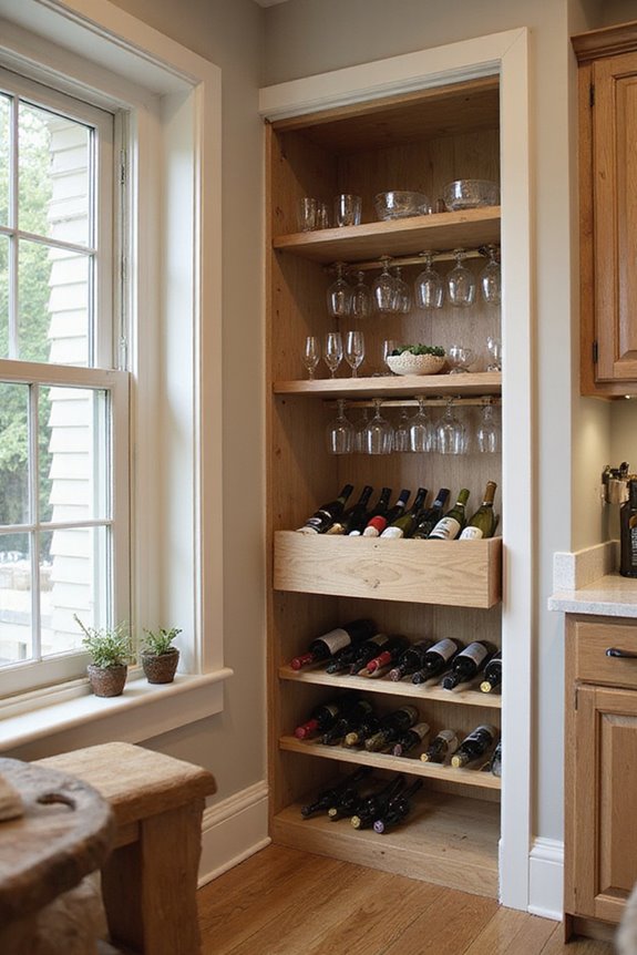 wine glass storage considerations