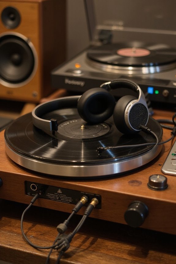 wired headphones enhance vinyl experience